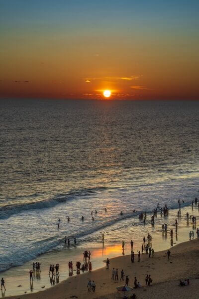 Varkala Beach Popular Adventure Destination Sunset Thiruvananthapuram Kerala Varkala Beach Popular Adventure Destination Sunset Thiruvananthapuram Kerala